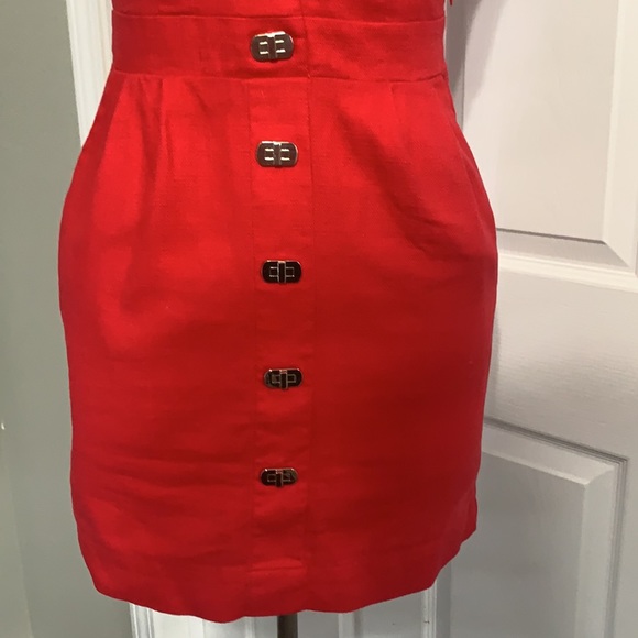 Red Aryn K. Dress ❤️ Small - Picture 3 of 8